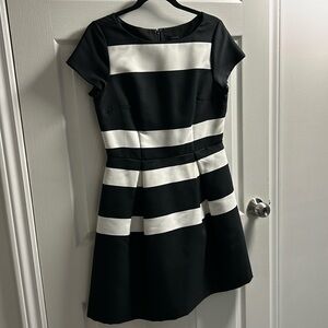 A-line, colour block dress